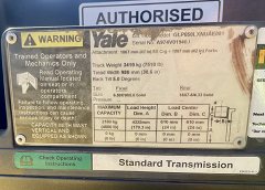 Used equipment: YALE GLP050LX