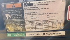 Used equipment: YALE GLP25VX
